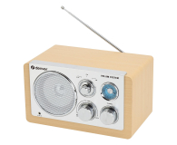 Radio i budzik Denver Radio AM/FM Denver TR-63B light wood